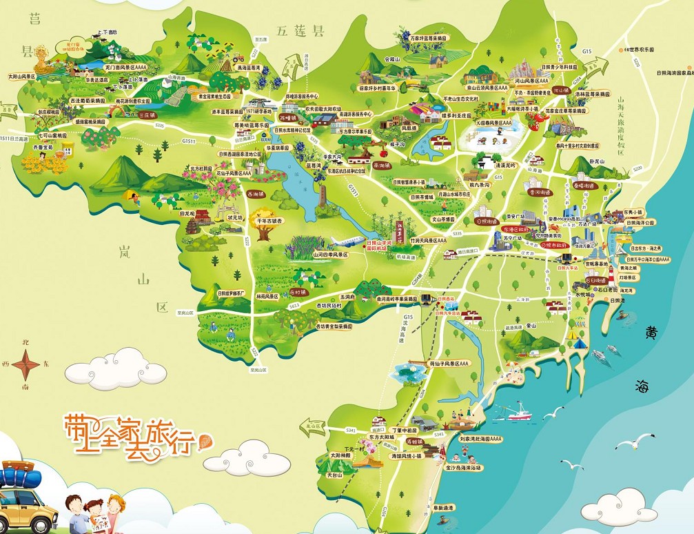 轵城镇景区使用手绘地图给景区能带来什么好处？